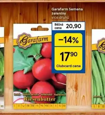 Tesco Garafarm semena zeleniny nabídka