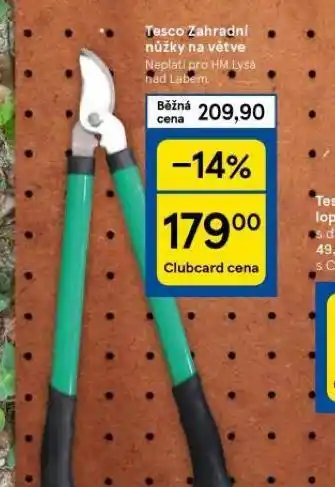 Tesco Tesco zahradní nůžky na větve nabídka