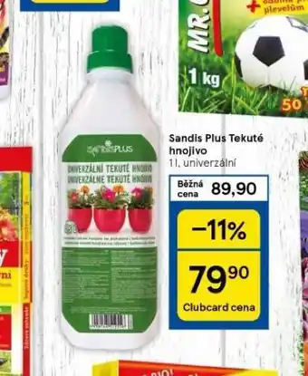 Tesco Sandis plus tekuté hnojivo nabídka