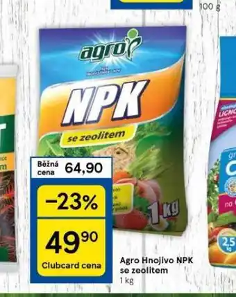Tesco Agro hnojivo npk se zeolitem nabídka