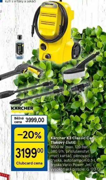 Tesco Kärcher k3 classic car tlakový čistič nabídka