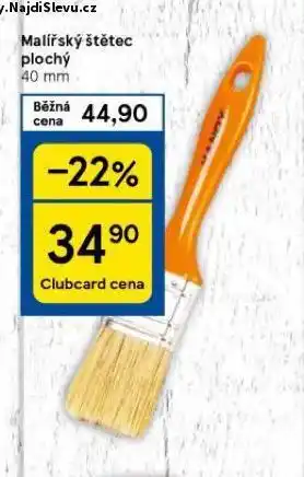 Malířský štětec plochý