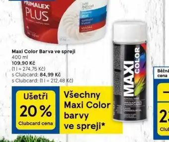 Maxi color barva ve spreji