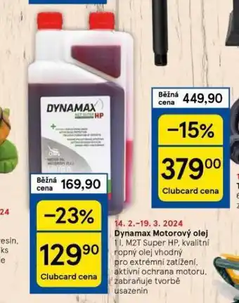 Tesco Dynamax motorový olej nabídka
