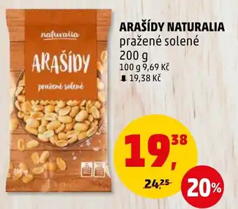 Penny Market ARAŠÍDY NATURALIA nabídka