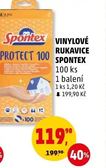 Penny Market VINYLOVÉ RUKAVICE SPONTEX nabídka