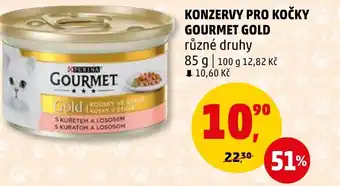 Penny Market KONZERVY PRO KOČKY GOURMET GOLD nabídka