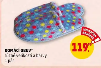 Penny Market DOMÁCÍ OBUV nabídka