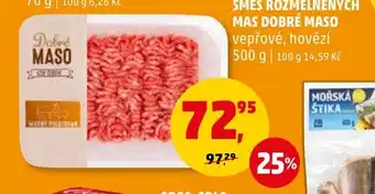 Penny Market SMĚS ROZMĚLNĚNÝCH MAS DOBRÉ MASO nabídka