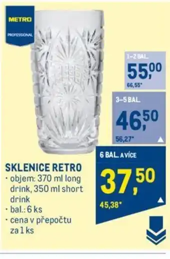 Makro SKLENICE RETRO nabídka