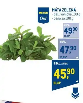 Makro MÁTA ZELENÁ nabídka