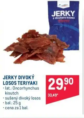 Makro JERKY DIVOKÝ LOSOS TERIYAKI nabídka