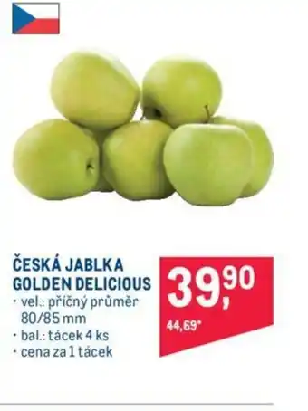 Makro ČESKÁ JABLKA GOLDEN DELICIOUS nabídka