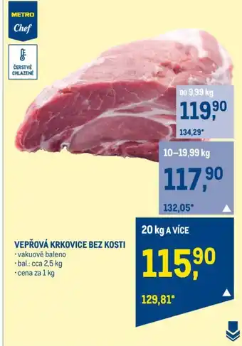 Makro VEPŘOVÁ KRKOVICE BEZ KOSTI nabídka