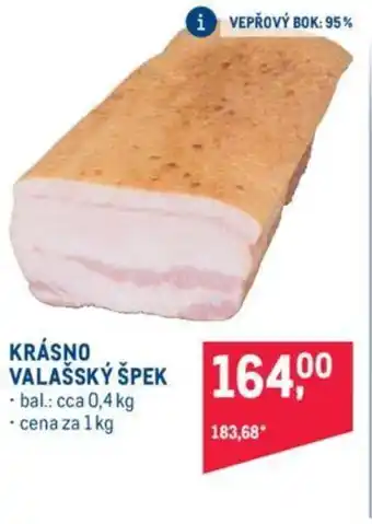 Makro KRASNO VALAŠSKÝ ŠPEK nabídka