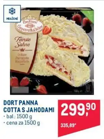 Makro DORT PANNA COTTA S JAHODAMI nabídka