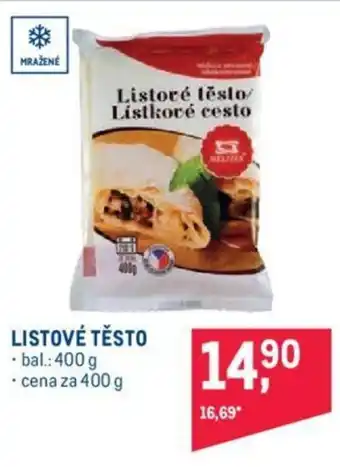 Makro LISTOVÉ TĚSTO nabídka