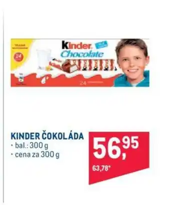 Makro KINDER ČOKOLÁDA nabídka