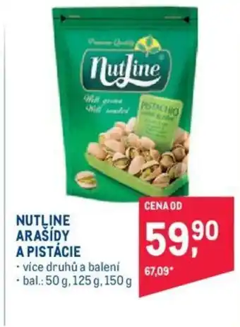 Makro NUTLINE ARAŠÍDY A PISTÁCIE nabídka