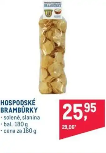 Makro HOSPODSKÉ BRAMBŮRKY nabídka
