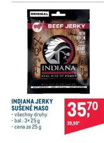 INDIANA JERKY SUŠENÉ MASO