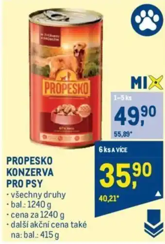 Makro PROPESKO KONZERVA PRO PSY nabídka