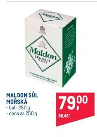 Makro MALDON SŮL MOŘSKÁ nabídka