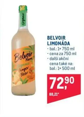 Makro BELVOIR LIMONÁDA nabídka