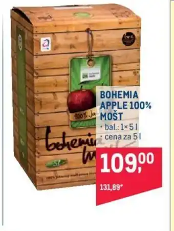 Makro BOHEMIA APPLE 100% MOŠT nabídka