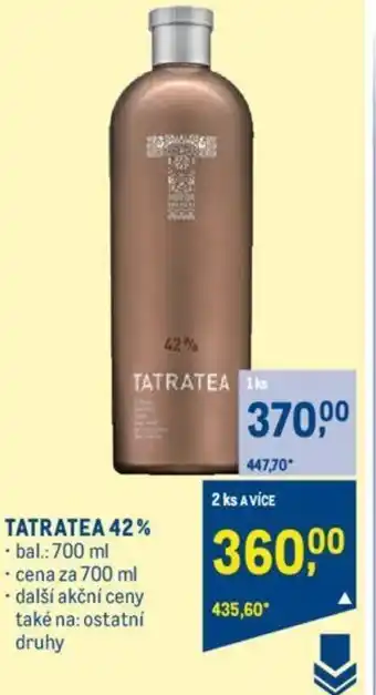 Makro TATRATEA 42% nabídka