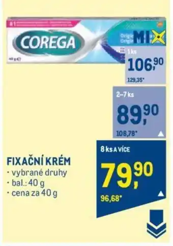 Makro FIXAČNÍ KRÉM nabídka