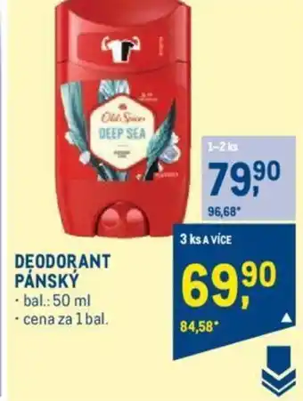 Makro DEODORANT PÁNSKÝ nabídka