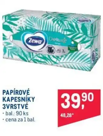 Makro PAPÍROVÉ KAPESNÍKY 3VRSTVÉ nabídka
