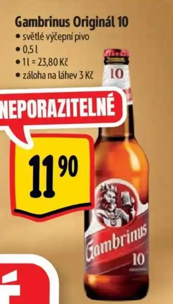 Albert Gambrinus Originál 10 nabídka