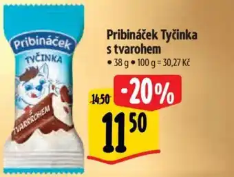 Albert Pribináček Tyčinka s tvarohem nabídka
