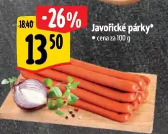 Albert Javořické párky nabídka