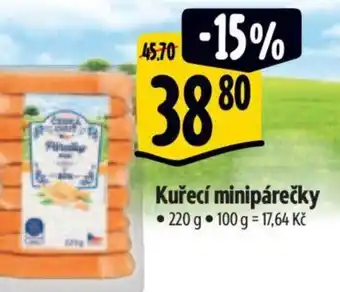 Albert Kuřecí minipárečky nabídka