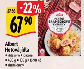 Albert Albert Hotová jídla nabídka