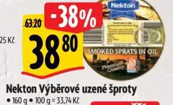 Albert Nekton Výběrové uzené šproty nabídka