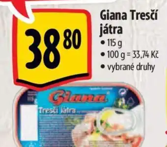 Albert Giana Tresčí játra nabídka