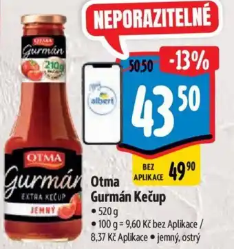 Albert Otma Gurmán Kečup nabídka