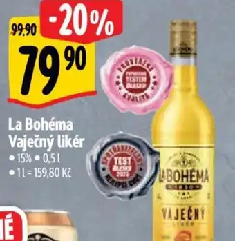 Albert La Bohéma Vaječný likér nabídka