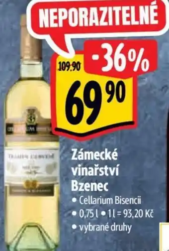 Albert Zámecké vinařství Bzenec nabídka