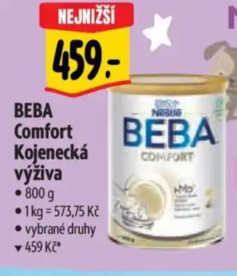 Albert BEBA Comfort Kojenecká výživa nabídka