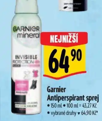 Albert Garnier Antiperspirant sprej nabídka