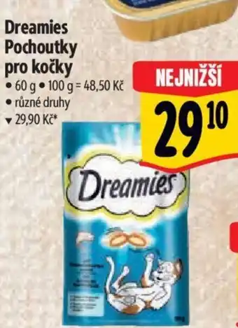 Albert Dreamies Pochoutky pro kočky nabídka