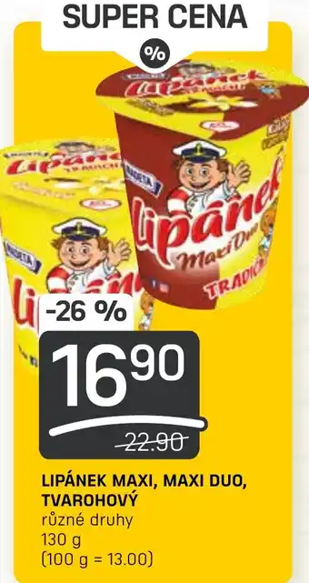 Flop LIPÁNEK MAXI, MAXI DUO, TVAROHOVÝ nabídka