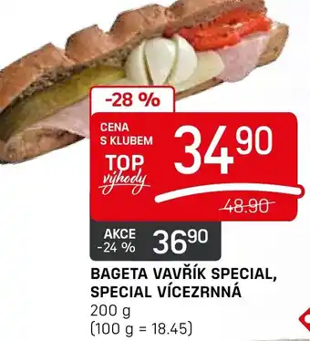 Flop BAGETA VAVŘÍK SPECIAL, SPECIAL VÍCEZRNNÁ nabídka