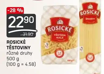Flop ROSICKÉ TĚSTOVINY nabídka