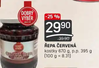 Flop ŘEPA ČERVENÁ nabídka